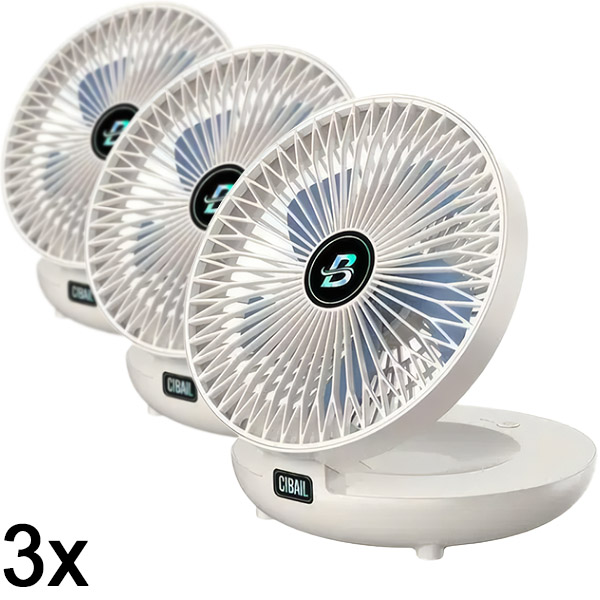 3x Prenosný mini ventilátor | AIRCOLIO