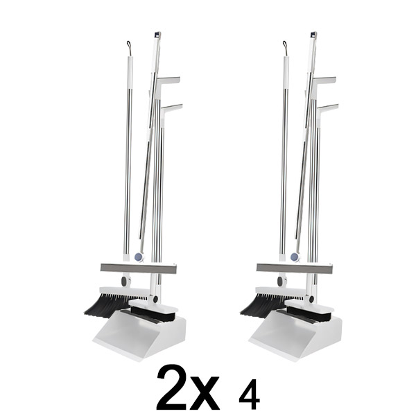 2x Metla, ktorá sa čistí sama (4ks/súprava) | BROOMZI