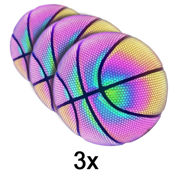 3x Svietiaca basketbalová lopta | FLASHBALL
