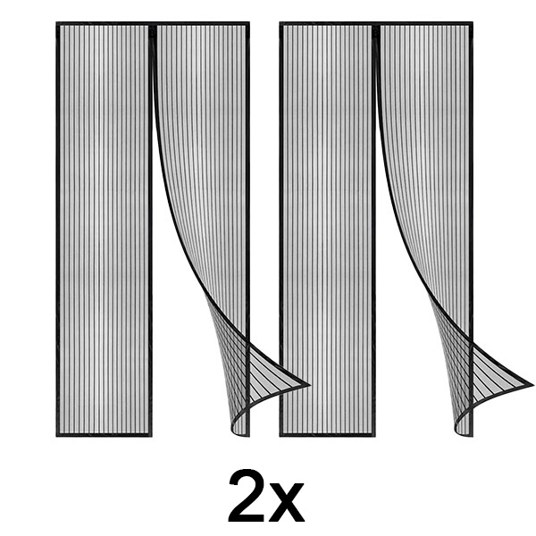 2x Magnetická sieť na dvere proti hmyzu | INSECTPROTECT