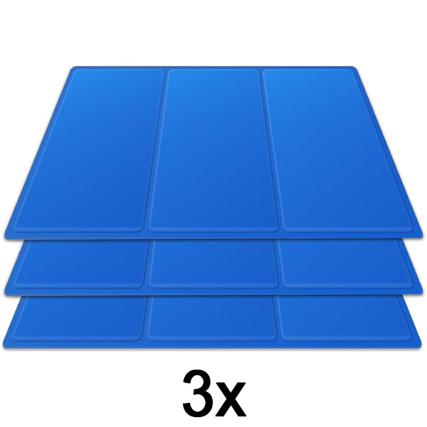 3x Chladiaca podložka pre domáce zvieratá – 90 x 50 cm, bez elektriny alebo vody | PAWCHILL