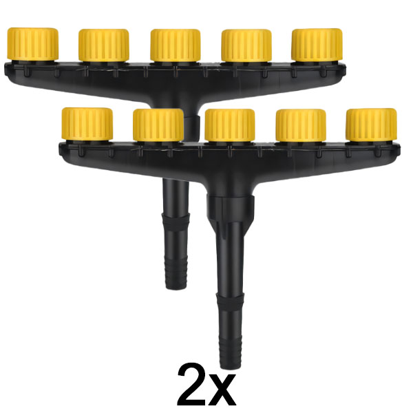 2x Viachlavový hadicový zavlažovač | SPRAYMASTER