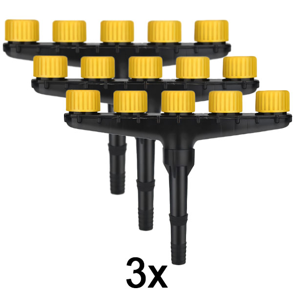 3x Viachlavový hadicový zavlažovač | SPRAYMASTER