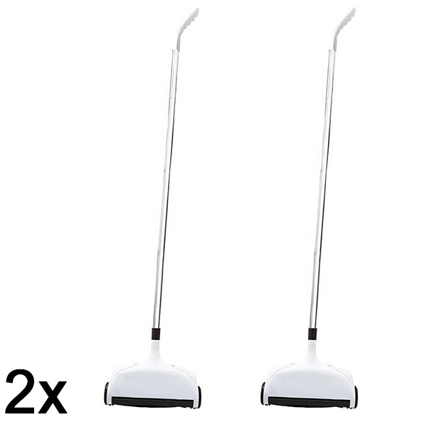 2x Inteligentná metla 2 v 1 na zametanie a čistenie podláh | WIZBROOM