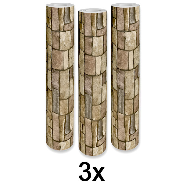 3x Štýlová 3D Tapeta – Jednoduchá Premena Stien | WALLCORWRAP