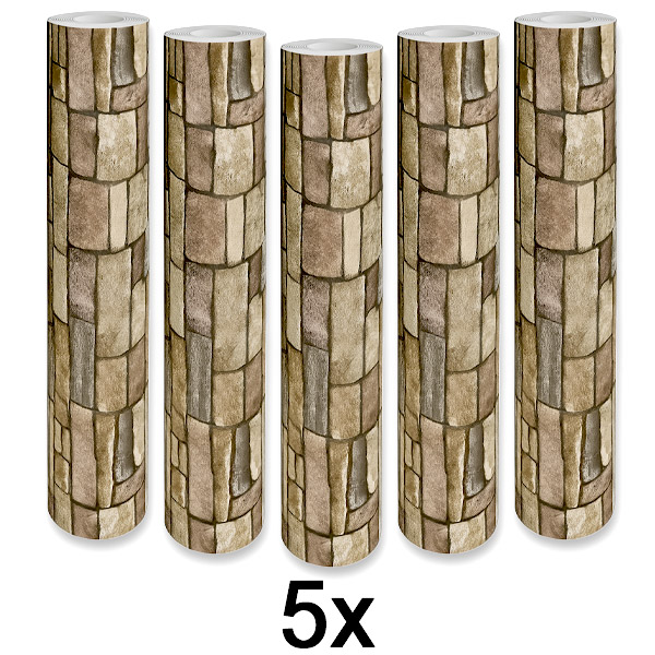 5x Štýlová 3D Tapeta – Jednoduchá Premena Stien | WALLCORWRAP