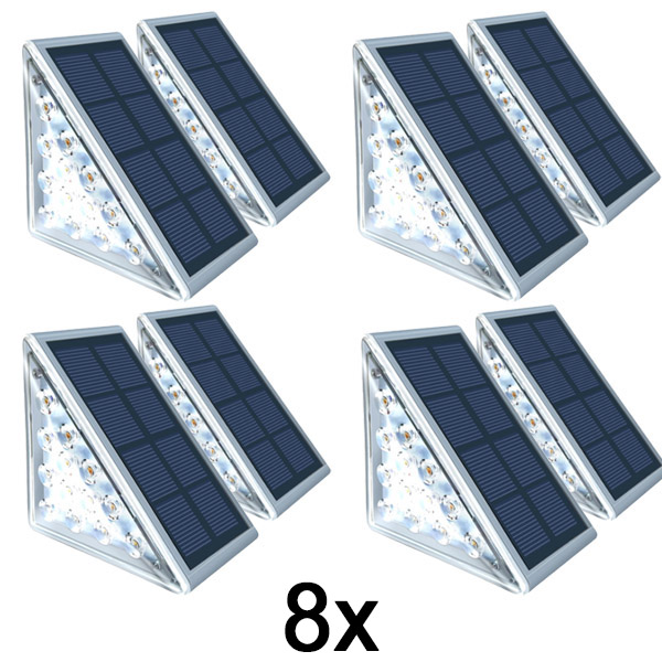 4x Vodotesná solárna lampa (2 ks) | LUMOSTEP