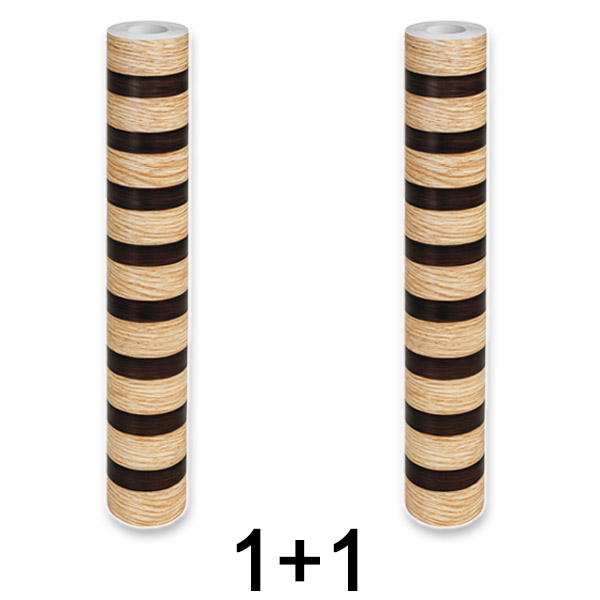 1x Nálepka na stenu s vzhľadom prírodného dreva | LINEWALL 1+1 ZADARMO