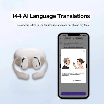 Slúchadlá s prekladom poháňané umelou inteligenciou | TRANZIO