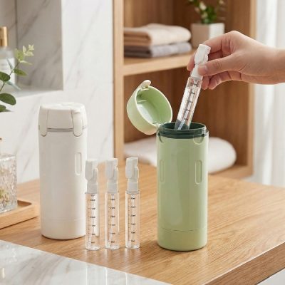 Kompaktný znovuplniteľný kozmetický organizér | DISPTRAV